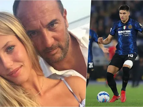 Tucu Correa celebra la Copa Italia con Chiara, la hija de Casiraghi