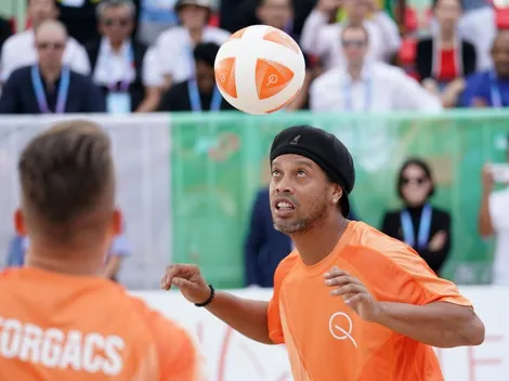 Ronaldinho ya no jugará en la inauguración del Zorros del Desierto