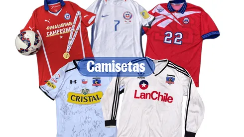 Muchas camisetas históricas estarán en la subasta.