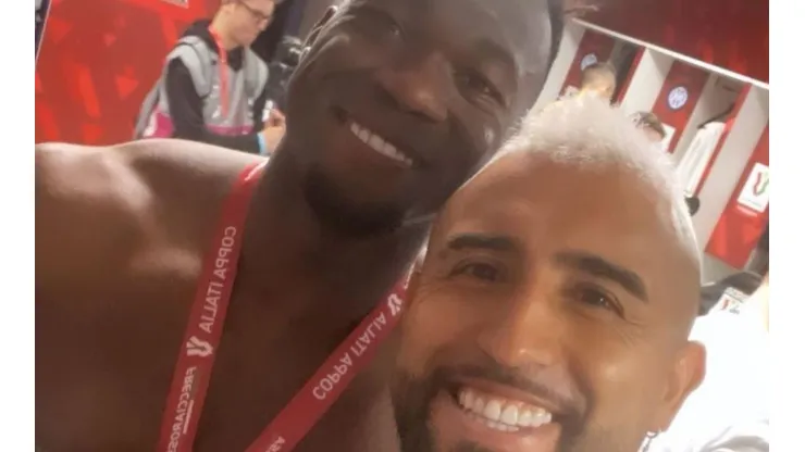 Vidal se mandó flor de mensaje