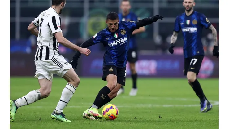 Alexis Sánchez no escondió su molestia por los pocos minutos en el Inter