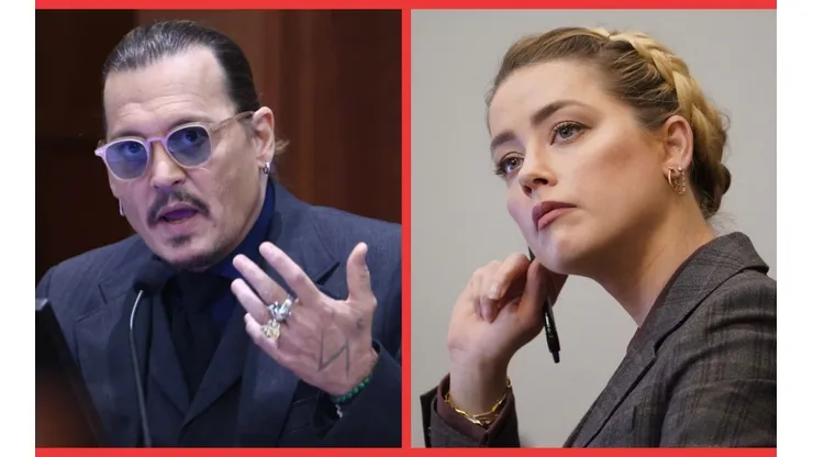 Johnny Depp y Amber Heard en medio del juicio que los mantiene enfrentados.