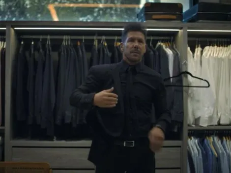 Inaudito: Simeone muestra sus 30 camisas negras idénticas en su clóset