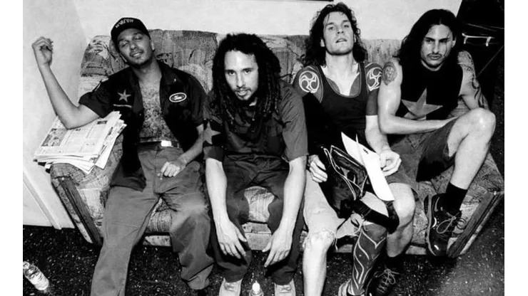 El cuarteto de Rage Against The Machine.