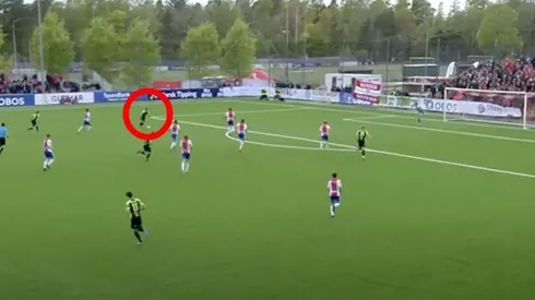 Niklas Castro marcó un golazo en la segunda división de Noruega