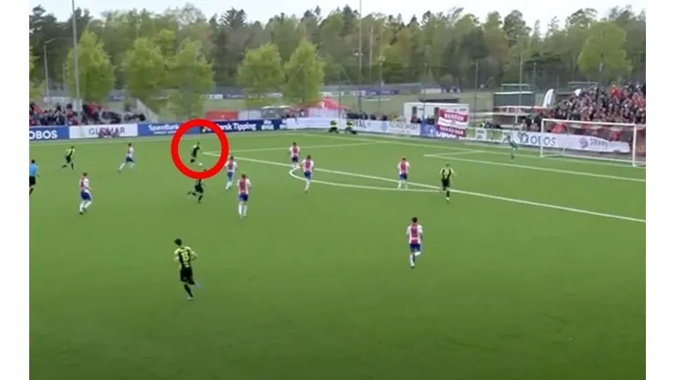 Niklas Castro marcó un golazo en la segunda división de Noruega