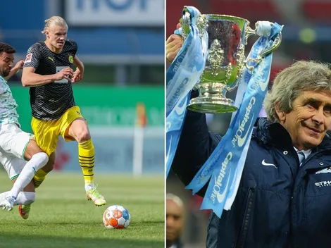 Así estuvo Haaland enamorándose del City en tiempos de Pellegrini