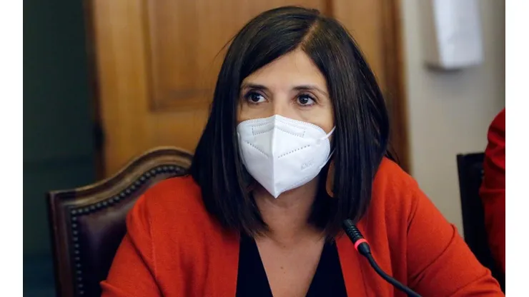 La ministra de Justicia, Marcela Ríos, estuvo en el Senado.