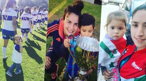 María José Urrutia, Yazmín Torrealba y Katya Ponce se atrevieron en el fútbol y en la maternidad. Feliz día para ellas y para todas las madres del mundo