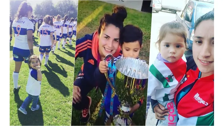 María José Urrutia, Yazmín Torrealba y Katya Ponce se atrevieron en el fútbol y en la maternidad. Feliz día para ellas y para todas las madres del mundo