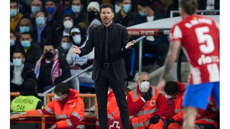 Diego Simeone dejó claro que el Atlético no le hará el pasillo al Real Madrid
