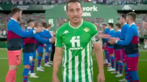 Betis recibió el respeto del Barcelona con el pasillo tras el título de Copa del Rey