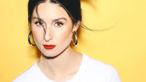 Francisca Valenzuela en la sesión de fotos para su nuevo disco Vida Bonita.