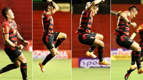 Javier Parraguez lleva ocho goles desde su llegada al fútbol brasileño con la camiseta de Sport Recife