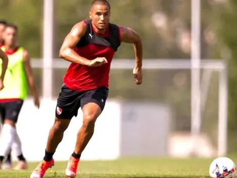 Leandro Benegas vuelve a los entrenamientos en Independiente