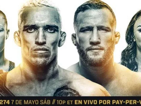 ¿A qué hora comienza UFC 274: Oliveira vs Gaethje?