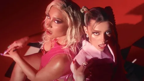 Princesa Alba y Paula Cendejas en el video BESITOS, CUÍDATE REMIX.