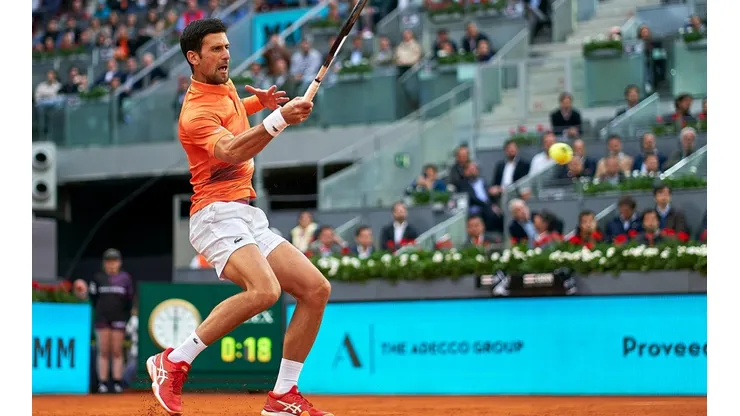 Novak Djokovic avanzó sin jugar a los cuartos de final de Madrid