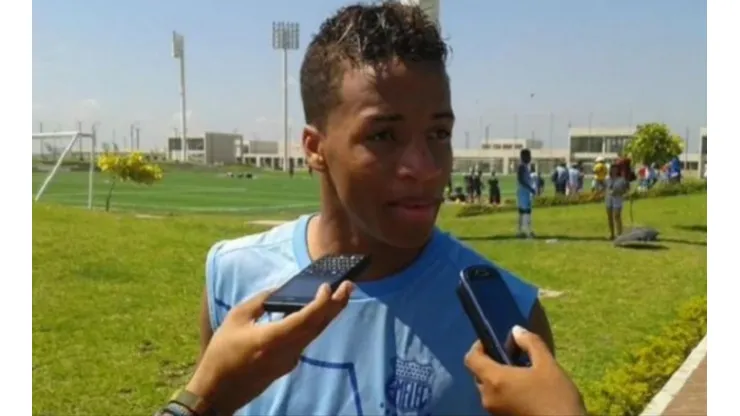 Byron Castillo cuando militaba en Emelec el 2015
