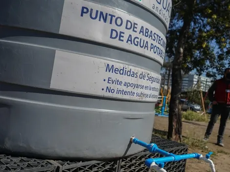 ¿Dónde será el corte de agua en Santiago y cuándo empieza?