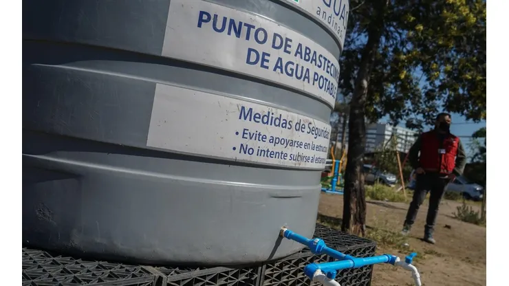 ¿Dónde será el corte de agua en Santiago y cuándo empieza?