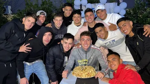 Arriagada celebró su cumpleaños con amigos de Colo Colo, la UC, la U y Unión