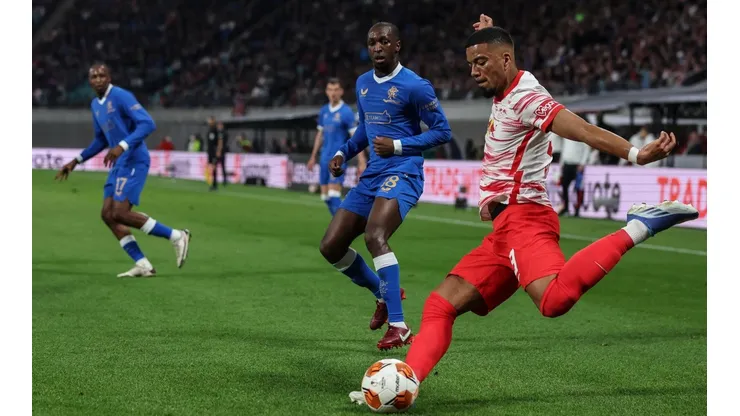 Leipzig y Rangers jugaron un parejo duelo en la ida