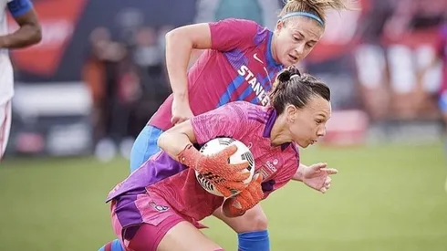 La final anticipada: Tiane debutó en el Lyon con triunfazo ante el Barça