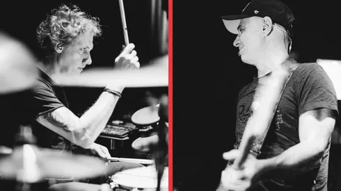 Charly Alberti y Zeta Bosio, los dos integrantes originales de Soda Stereo que estarán en el show Gracias Totales.