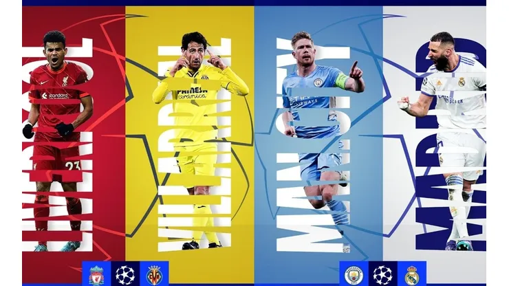 Semana de definiciones en Champions League con los duelos de vuelta de semifinales.