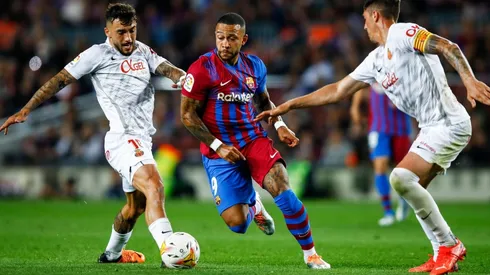 Memphis Depay abrió el marcador frente al Mallorca