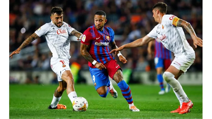 Memphis Depay abrió el marcador frente al Mallorca