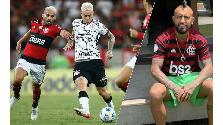 Arturo Vidal comienza a recibir el cariño de Flamengo en medio de los rumores