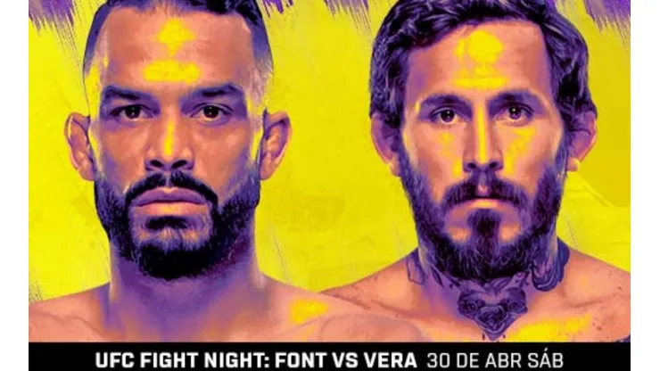 Rob Font y el ecuatoriano Marlon "Chito" Vera protagonizarán una nueva estelar de UFC Fight Night.