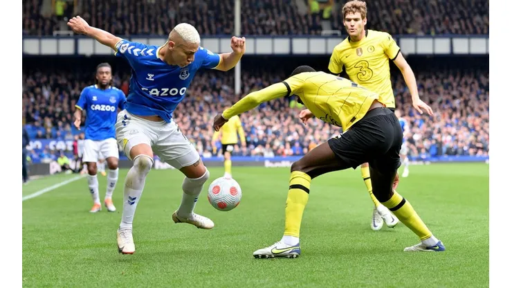 Richarlison tuvo su tarde de gloria ante el Chelsea este domingo