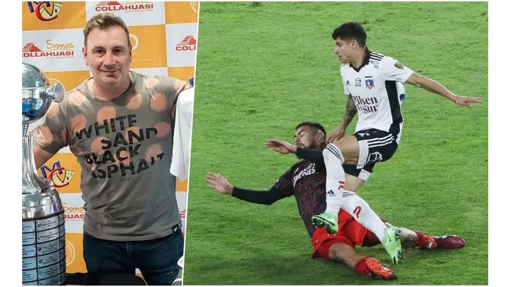 Barticciotto sigue furioso por la falta de Paulo Díaz en el Colo Colo vs. River Plate.