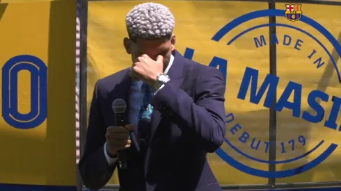 Araújo expresó su satisfacción de firmar nuevo contrato con Barcelona.