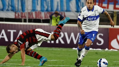 Fabián Orellana fue una de las grandes figuras de la UC ante Flamengo