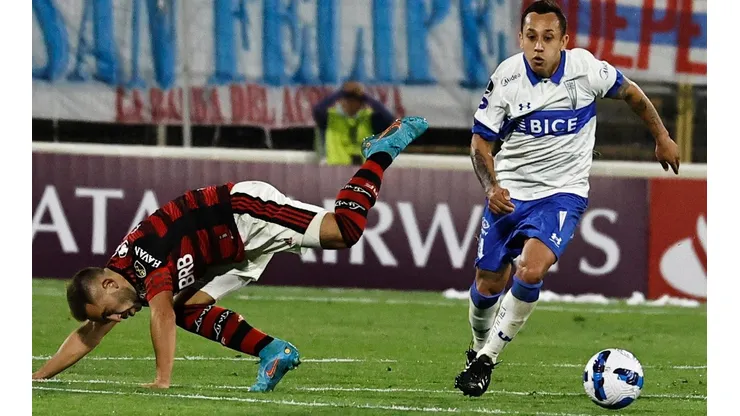 Fabián Orellana fue una de las grandes figuras de la UC ante Flamengo