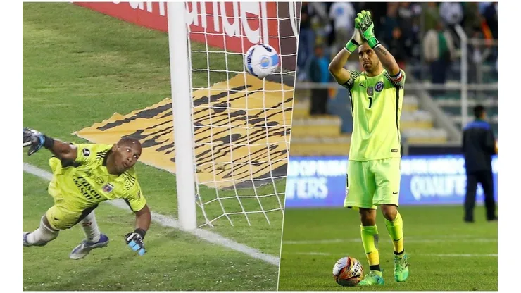 Carabalí recibió el respaldo de Claudio Bravo