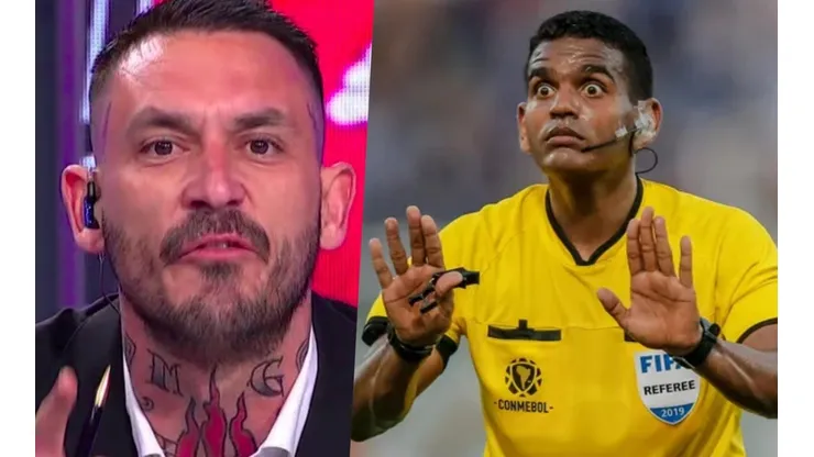 Pinigol no quedó para nada conforme con el arbitraje en la caída del Cacique.