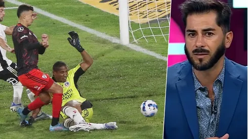 Johnny Herrera explicó la acción del primer gol de River Plate y calibró la responsabilidad del arquero de Colo Colo Omar Carabalí