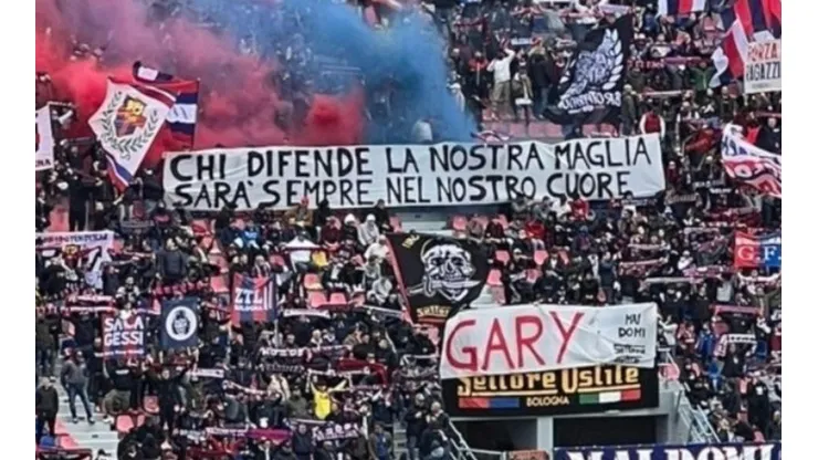 El mensaje de la barra del Bologna a Gary Medel