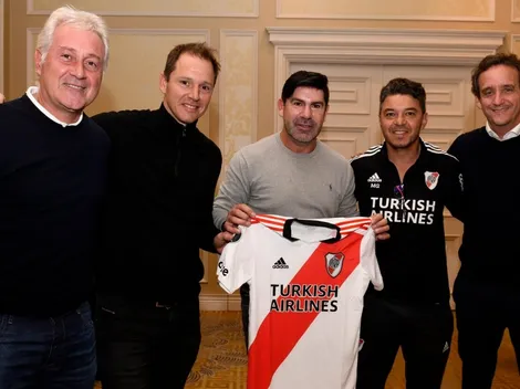 El Matador Salas visita a Gallardo en la concentración de River Plate