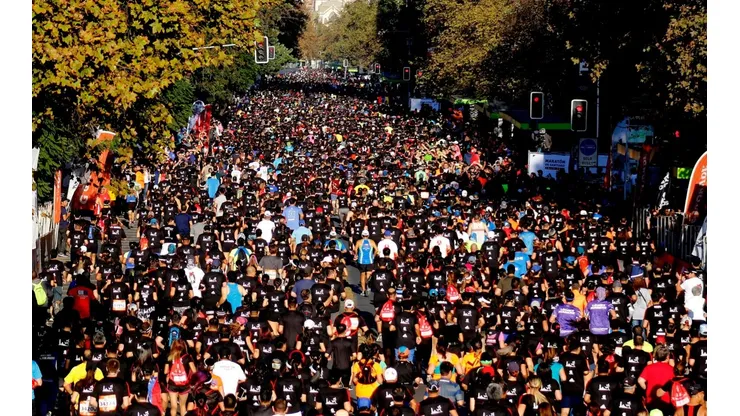 La Maratón de Santiago congregará a miles de personas en el centro de la capital.