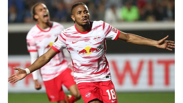 Christopher Nkunku, una de las buenas figuras del RB Leipzig esta temporada