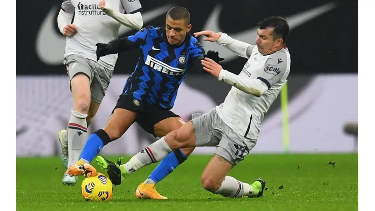 Duelo de chilenos el que se viene con el choque del Bologna y el Inter de Milán