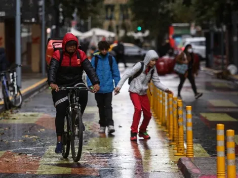 ¿Cuánta lluvia cayó en Santiago?