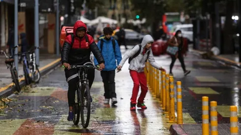 Lluvia en Santiago