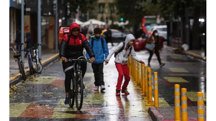 Lluvia en Santiago